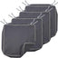 4 Pzas Fundas Cojín Silla Patio Impermeables 19x19x4"