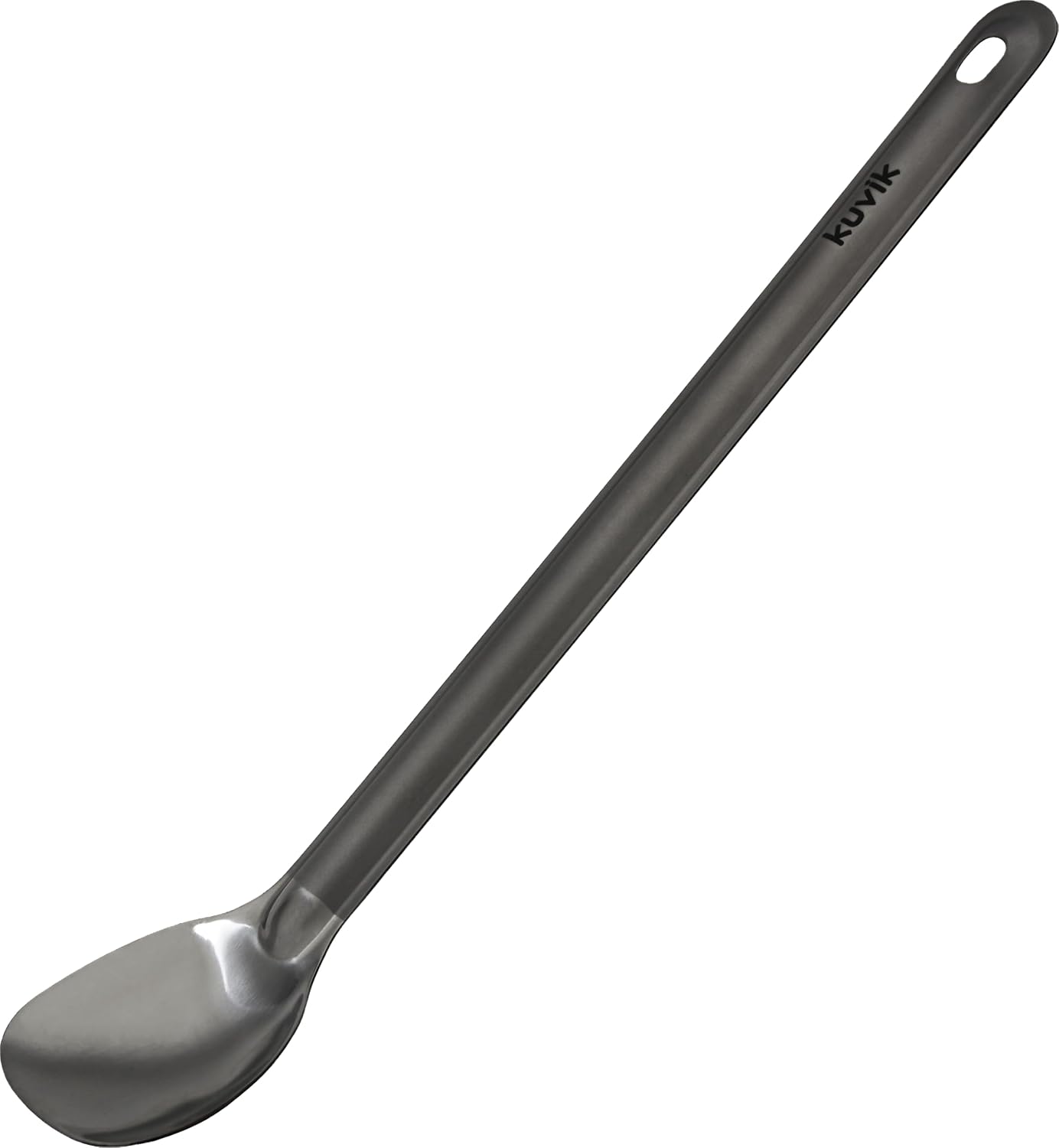 Set 2 Pzas Cucharas Titanio Ultraligeras para Acampar