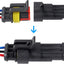 10 Conectores Cable AWG Impermeables 3 Pines Automotriz
