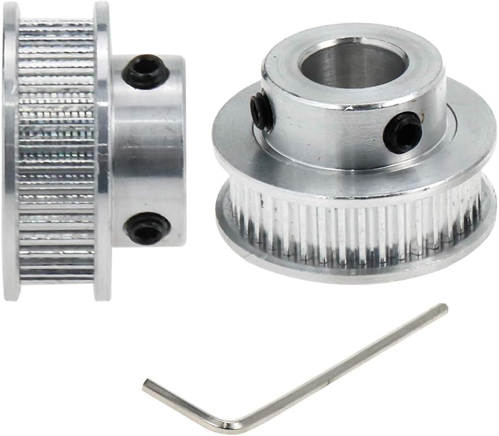Polea 40 dientes 0.394pulg 2 pzas para impresora 3D CNC