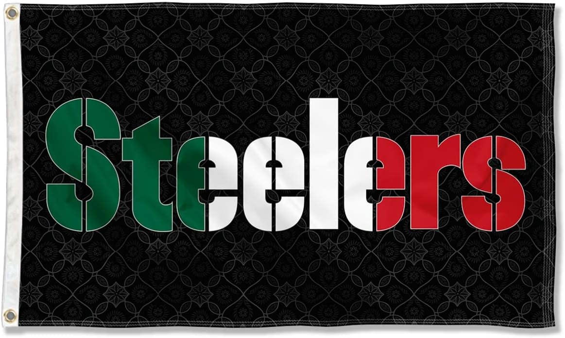 Bandera Steelers 3x5pies para interiores y exteriores