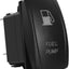 Interruptor bomba combustible LED azul 5 pines coche 4x4