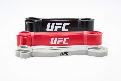 Set bandas potencia negro rojo gris