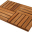 Alfombrilla ducha madera teca 24x16pulg antideslizante