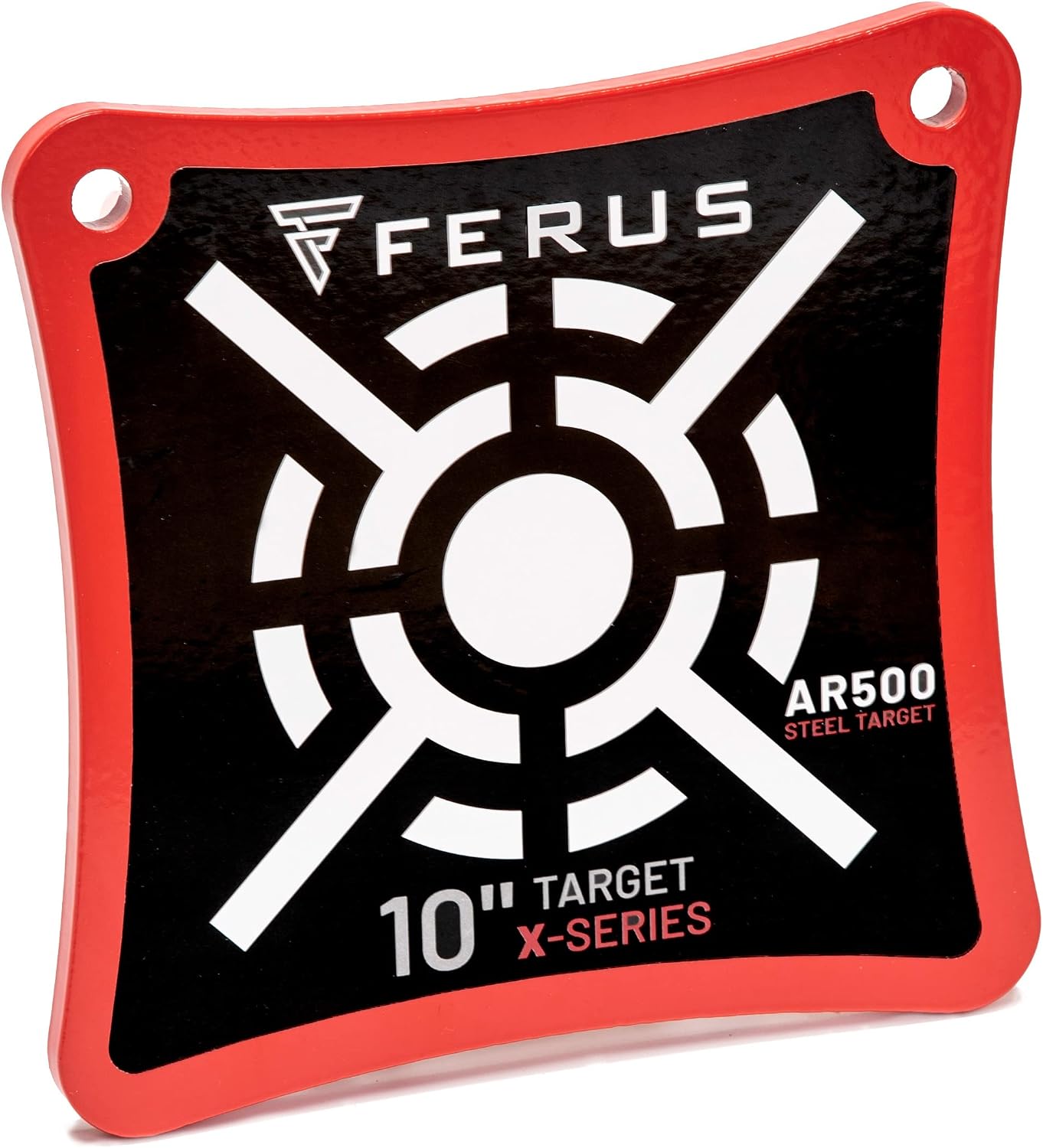 Objetivo acero AR500 serie X 1/2 rojo
