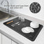 Tapete secado silicona 28x20pulg encimera cocina