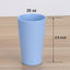 Taza paja trigo irrompible 20oz set 5 vasos reutilizables ecológico