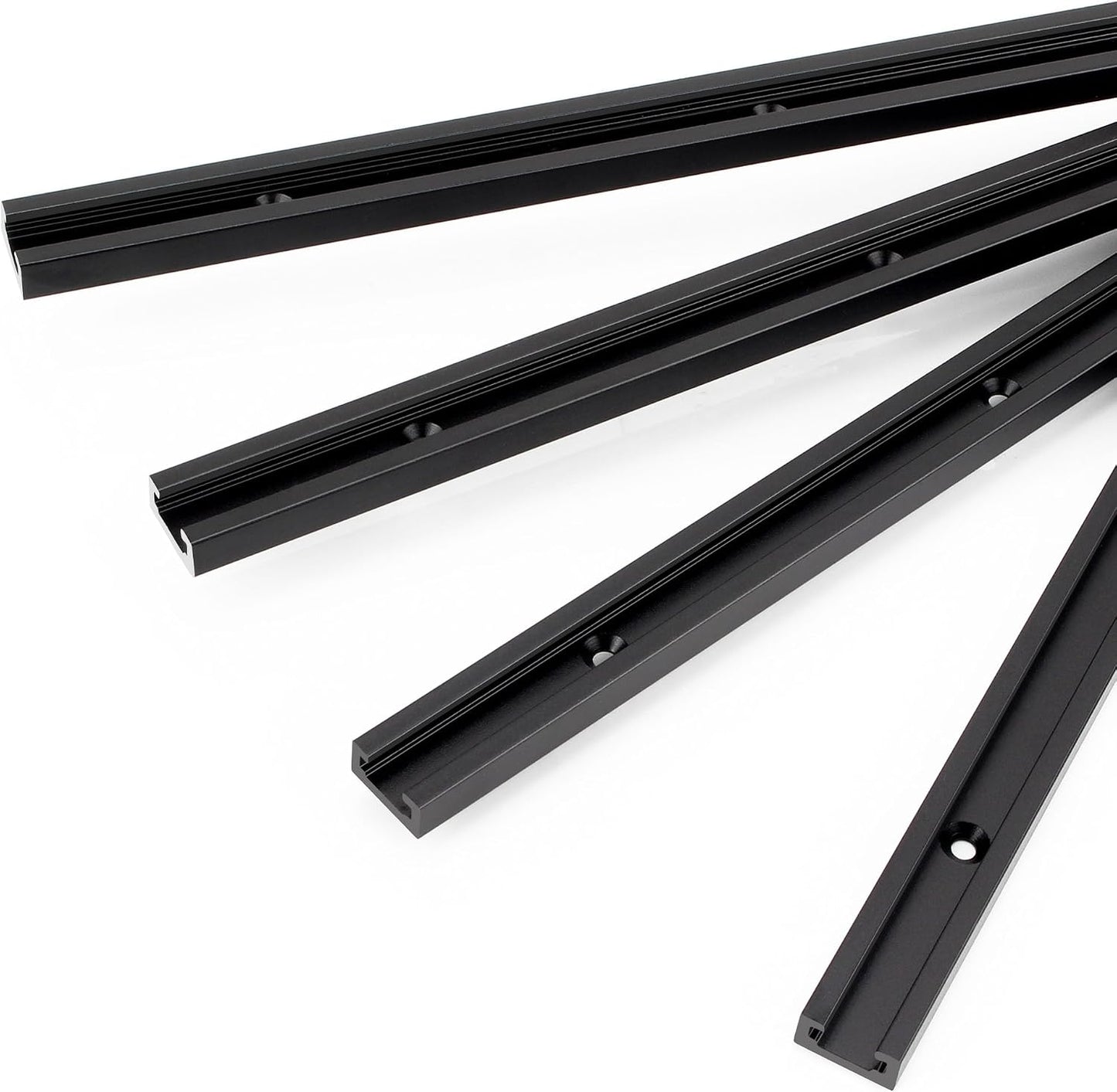 4 Pistas en T 36pulg Aluminio Carpintería Universal