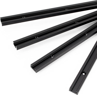 4 Pistas en T 36pulg Aluminio Carpintería Universal
