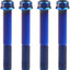Tornillos hex M10x70mm paso 1.25mm azul quemado pack 4