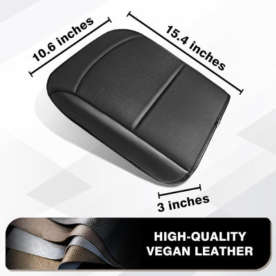 Funda reposabrazos consola Ford F150 21-26 cuero vegano