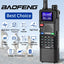 Radio Ham 10W portátil NOAA 3800mAh Walkie Talkies USB-C