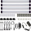 Luz LED cocina enchufable con interruptor 4 paneles