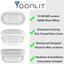 Luminaria LED ovalada exterior 8.5" 10.5W 3000K