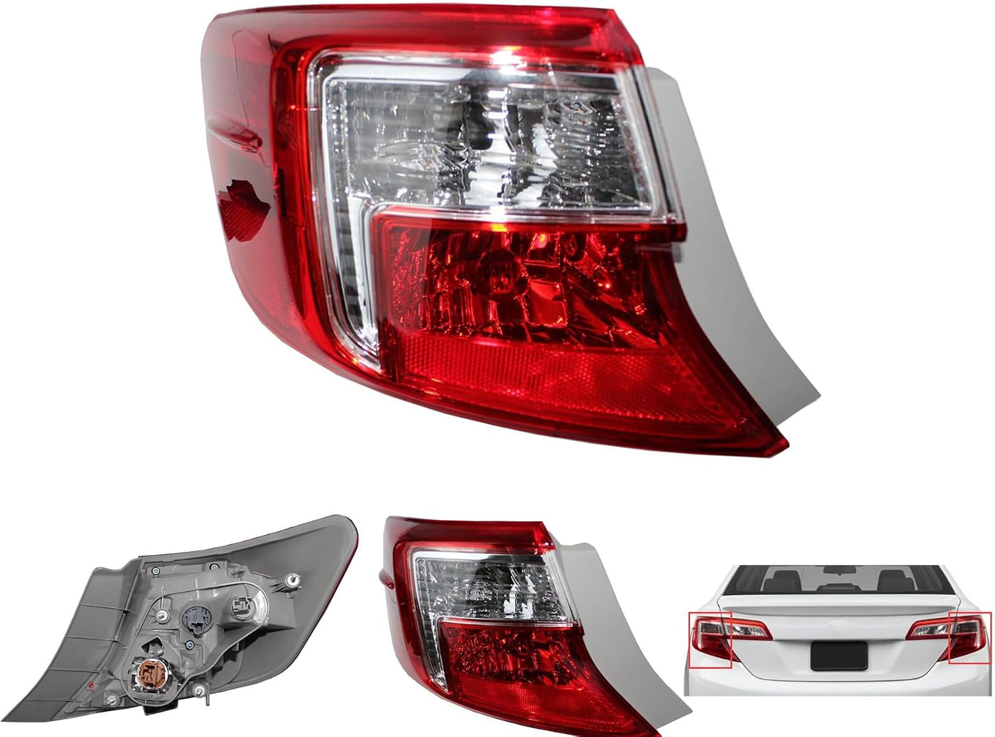 Luz trasera exterior conductor Toyota Camry 12-14