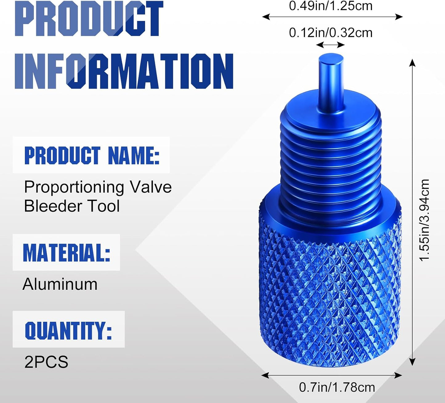 2 Pzas Kit Purga Válvula Frenos Proporcional PV2