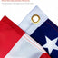 Banderas USA 3x5ft serie Breeze antidecoloración 2uds