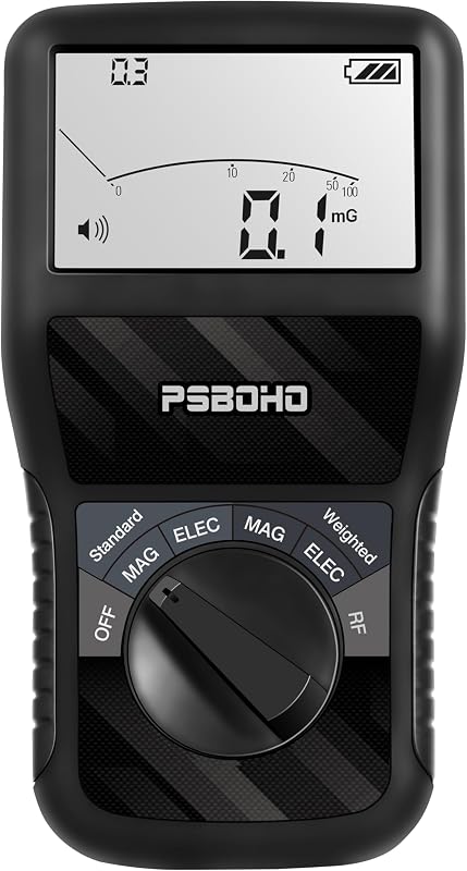 Medidor EMF 3en1 portátil para hogar oficina