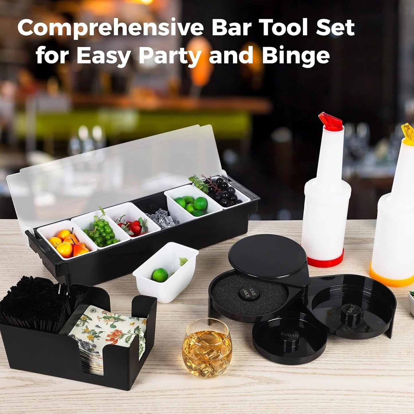 Bandeja barra acero inox 6 rejillas 3 niveles 12 vertedores
