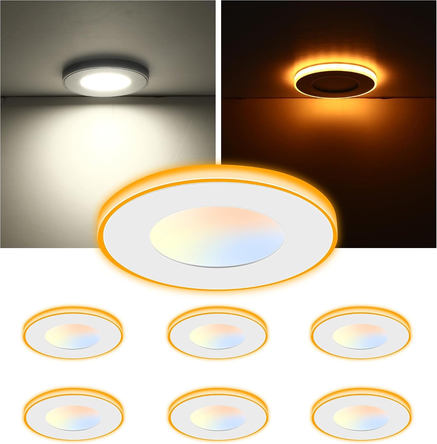 6 Luz LED empotrable 3pulg 2700-5000K regulable