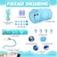 Set 24 Juguetes Interactivos para Gatos Plegable Azul