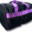 Bolsa gimnasio 19x12x11.5pulg con compartimento aislado púrpura