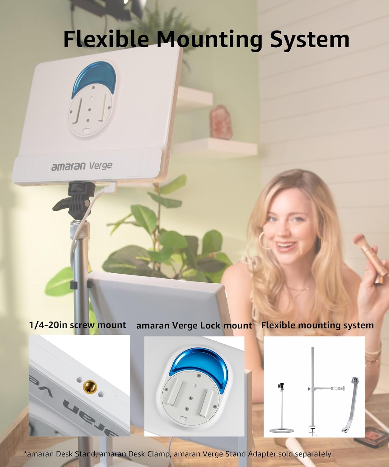 Panel luz estudio profesional led perimetral 26w