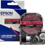 Tubo retráctil Epson 1/2pulg negro sobre rojo 96pulg