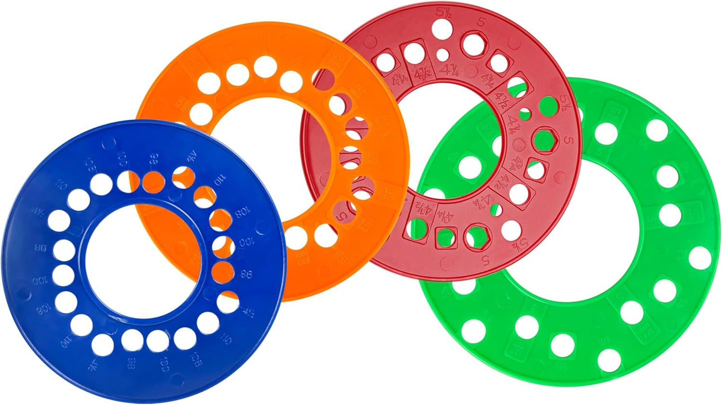 Guías patrón pernos rueda 4 5 6 set 4