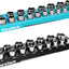 Set organizadores magnéticos SAE 1/2pulg caja herramientas