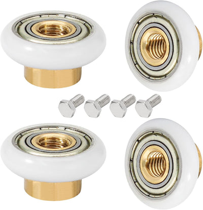 4 Set Rodillos Puerta Ducha Corredera Vidrio