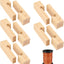 Kit herramientas albañilería 10 bloques madera 4pulg cuerda 164ft