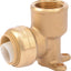 Codo oreja caída 3/4pulg FNPT para tubo PEX cobre