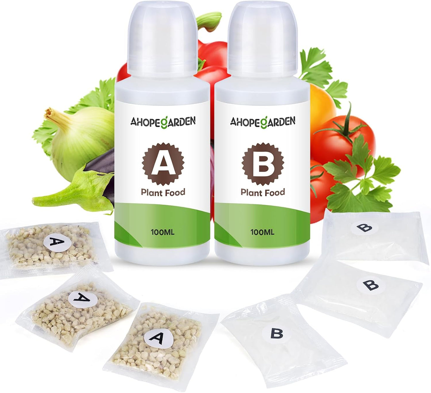 Alimento hidropónico para Aerogarden vegetales frutas