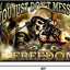 Bandera soldado calavera multicolor 3x5pulg
