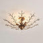 Lámpara de araña cristal vintage 5 luces bronce estilo
