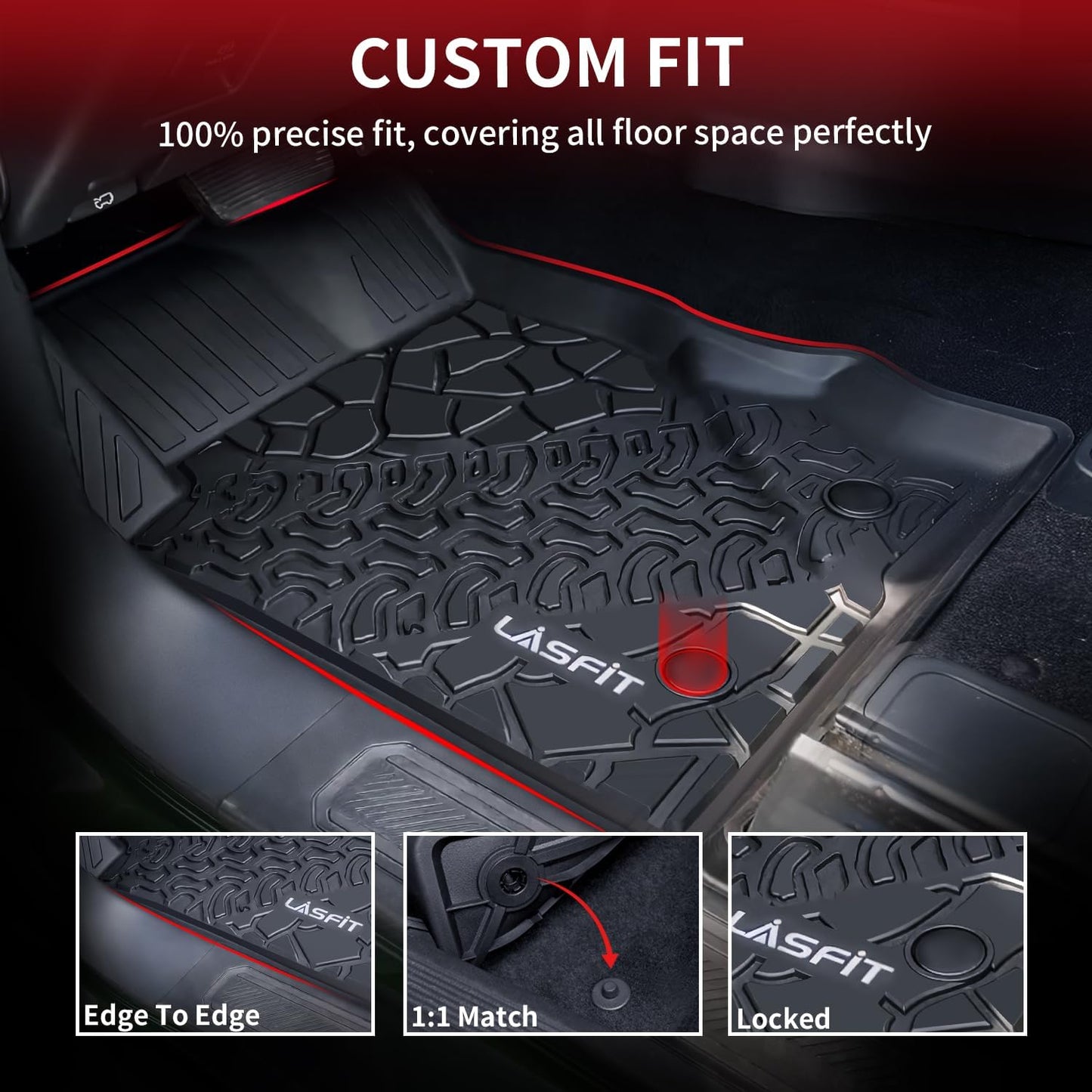 Alfombrillas carga Ford Bronco 4 puertas TPE