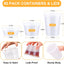 Set 60 Recipientes Alimentos Plástico Sin BPA 32/16/8oz