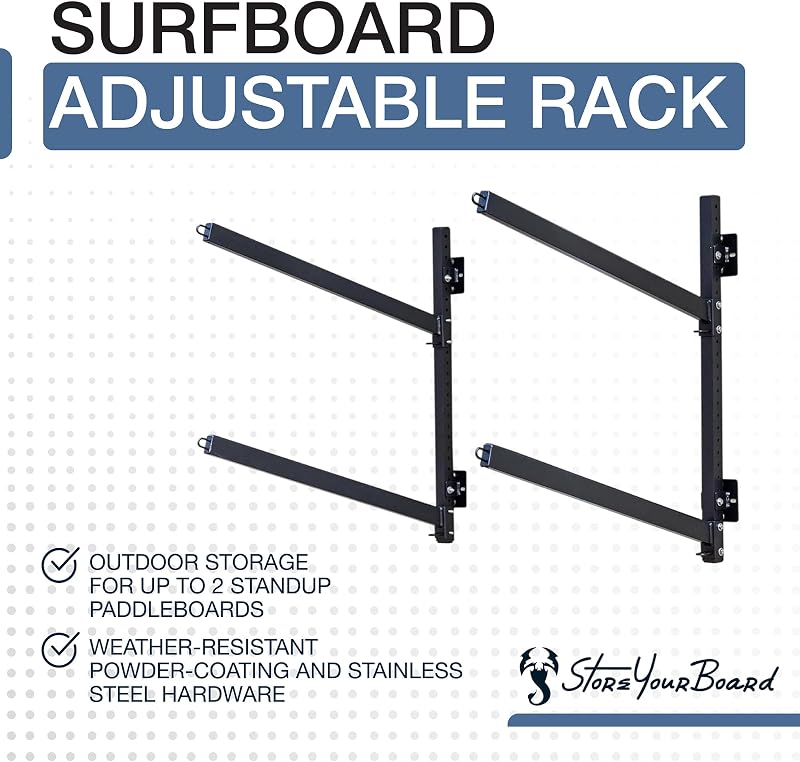 Estante para tabla de remo pie ajustable