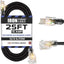Cable extensión exterior 12/3 25pies resistente ignífugo