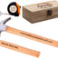Set martillo llavero cinta métrica regalo papá