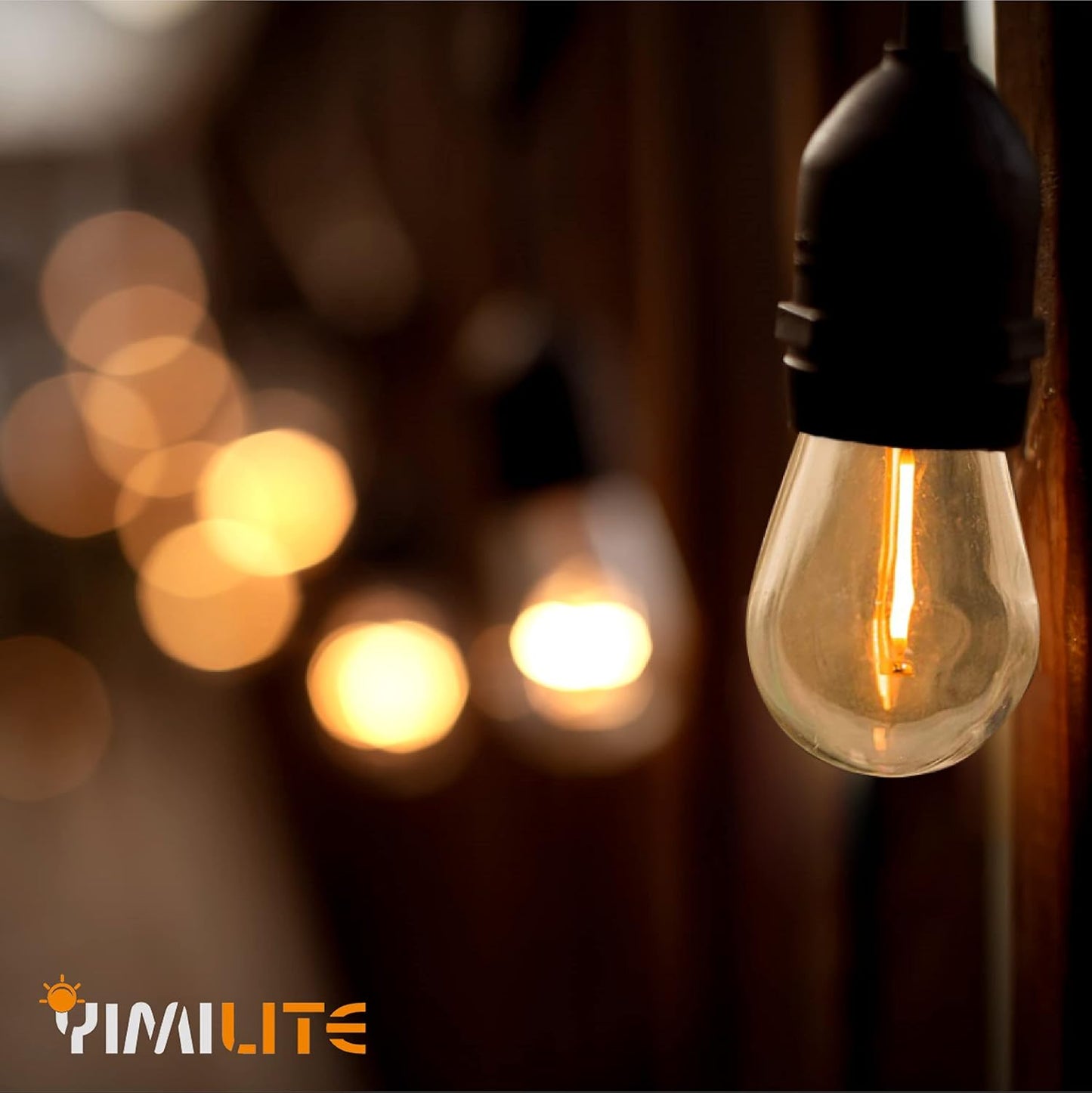 Bombillas LED blancas cálidas E26 impermeables 15 pzas