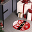 Alfombra baño Navidad con cinturón Papá Noel 24x24"