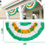 8 Banderas San Patricio 3x1.5ft Plisadas Irlandesas