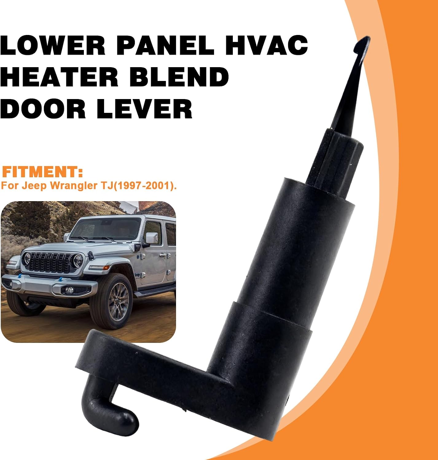 Palanca puerta calentador HVAC Jeep Wrangler TJ 97-01
