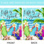 Chanclas verano playa Life is good bandera 28x40"