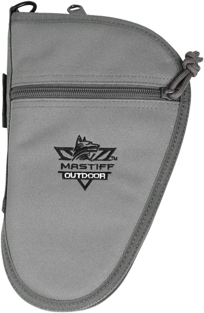 Bolsa acolchada gris para caza deportes