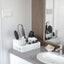 Organiz. herramientas cabello madera soporte secador baño
