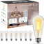 Bombillas LED E26 7W 2700K blanco cálido vintage 800lm paquete 8
