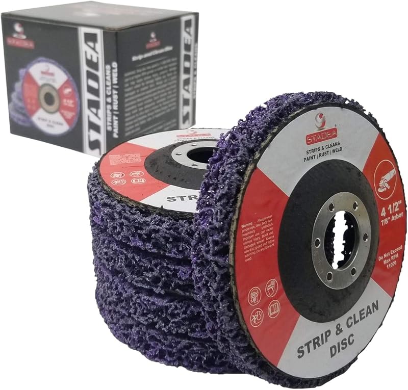 Disco limpieza 4.5pulg para pintura óxido 5 pzas